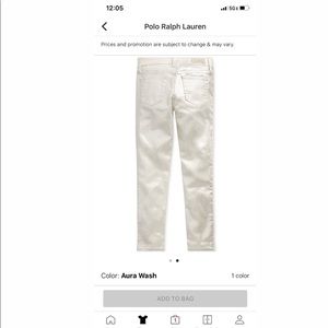 Polo Ralph Lauren Bug Girls skinny Fit Jeans